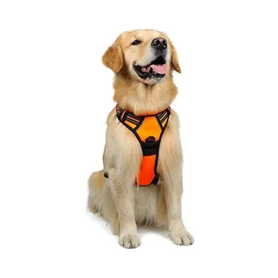 MCBOSON Harnais anti traction réfléchissant pour chien MCBOSON Harnais anti traction réfléchissant pour chien