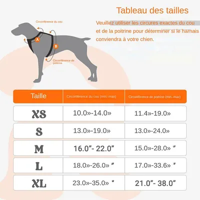 MCBOSON Reflektierendes Anti-Zug-Hundegeschirr MCBOSON Reflektierendes Anti-Zug-Hundegeschirr