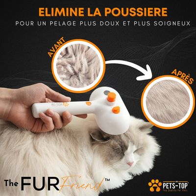 Brosse Furfriend auto-nettoyante pour chat et chien