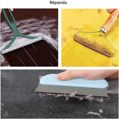 MCBOSON  Lot de 5 Brosse anti - poils pour chats et chiens