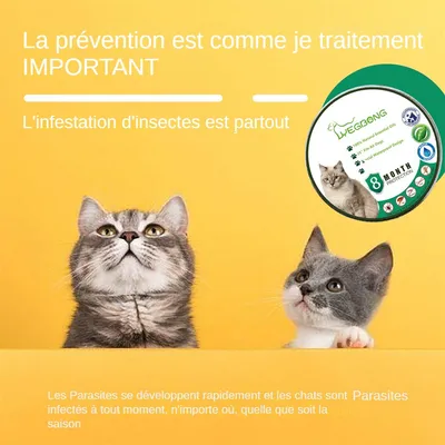 MCBOSON  Collier anti parasites pour chiens et chats