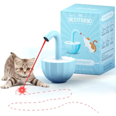 Interaktives Katzenspielzeug mit Laser