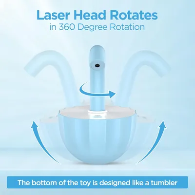 Jouet interactif pour chat avec laser