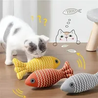 MCBOSON Jouets à l'herbe à chat 3PCS