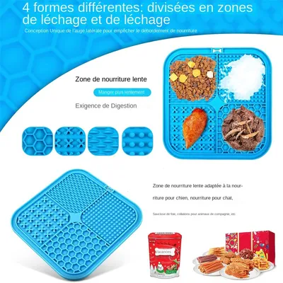 MCBOSON  Tapis de lèche pour chien 20x20cm