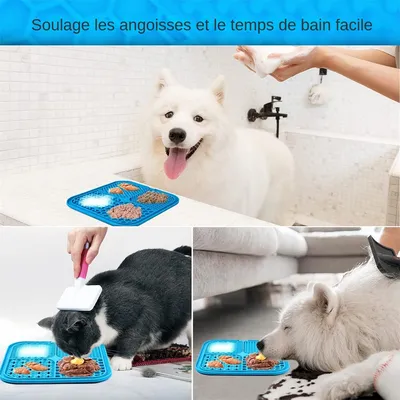 MCBOSON  Tapis de lèche pour chien 20x20cm