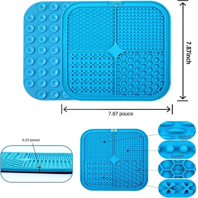MCBOSON  Tapis de lèche pour chien 20x20cm
