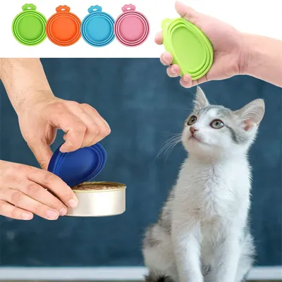 MCBOSON Couvercles de sécurité en silicone pour conserves 4PCS