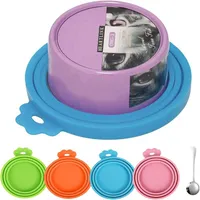 MCBOSON Couvercles de sécurité en silicone pour conserves 4PCS