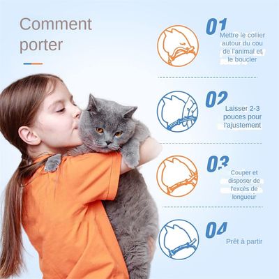 MCBOSON  Collier apaisant pour chiens 4 Pièces