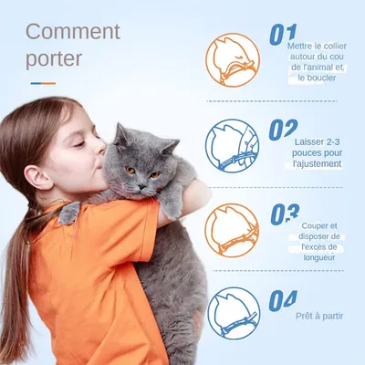 MCBOSON  Collier apaisant pour chiens 4 Pièces