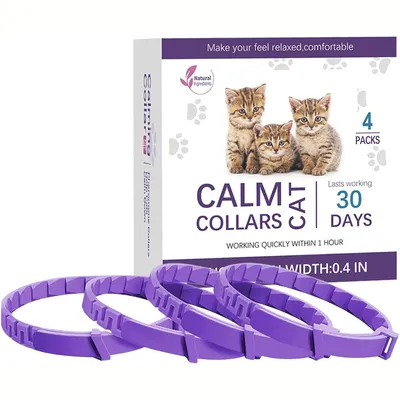 MCBOSON  Collier apaisant pour animaux de compagnie 4X
