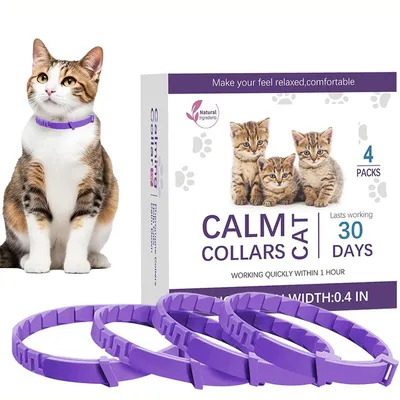 MCBOSON Collier apaisant pour animaux de compagnie 4X MCBOSON Collier apaisant pour animaux de compagnie 4X
