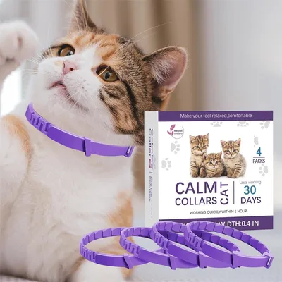 MCBOSON  Collier apaisant pour animaux de compagnie 4X