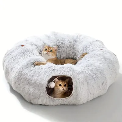 MCBOSON Nido de peluche universal para gatos, apto para las 4 estaciones.