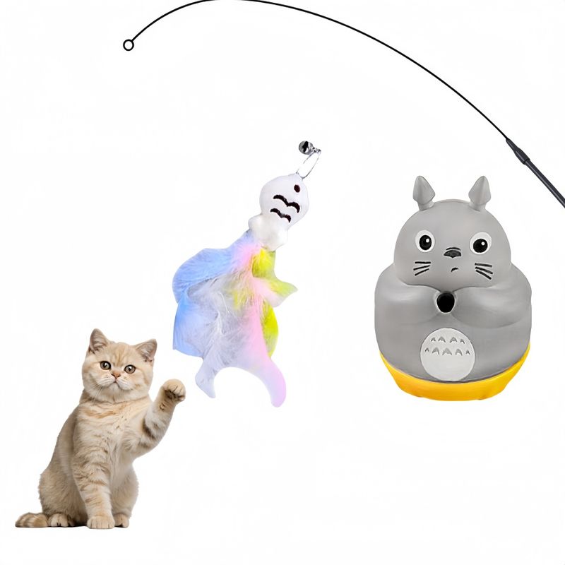 CoolPetGear Bâton de pêche au chaton pour chat