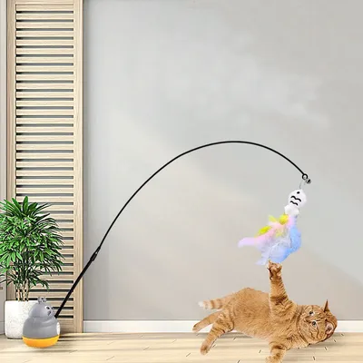 CoolPetGear Bâton de pêche au chaton pour chat