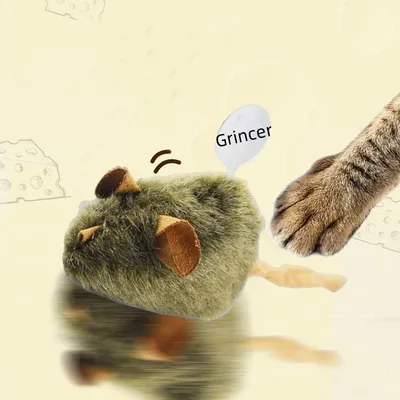 Pet Planet Jouet souris sonore électrique pour chat