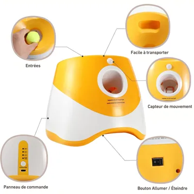 IntiMeg  Lanceur automatique de balles pour chiens