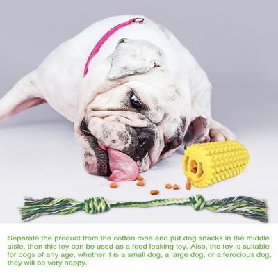 Jouets de mâche pour chien En forme de maïs