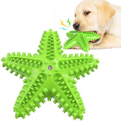 Jouets pour chien En forme d'étoile de mer Vert