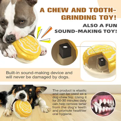 Jouets pour mâcher pour chien Gâteau d'anniversaire