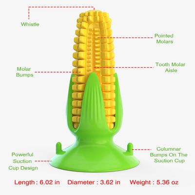 Jouets de mâche pour chien En forme de maïs