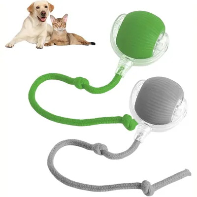 IntiMeg Balle interactive avec corde pour chat