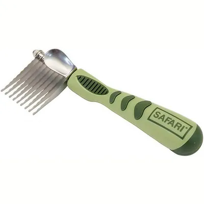 CoolPetGear Peigne démêlant pour chien - Acier inoxydable dentelé