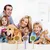 Brosse pour animaux de compagnie Bouton de nettoyage