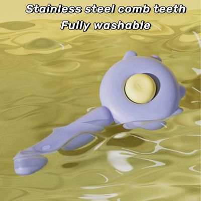 Brosse pour animaux de compagnie Bouton de nettoyage