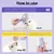 Brosse pour animaux de compagnie Bouton de nettoyage