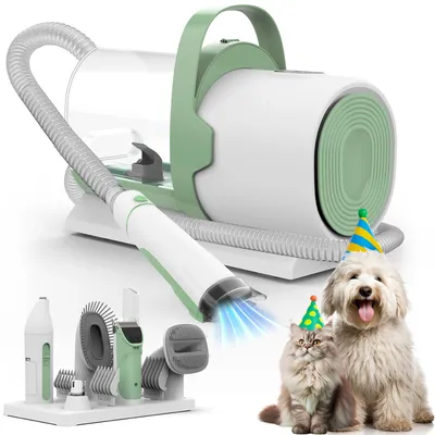 CoolPetGear Kit de soins de beauté pour animaux - Aspirateur 2,5L