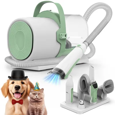 CoolPetGear Kit de soins de beauté pour animaux - Aspirateur 2,5L