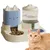 Ensemble distributeur d'eau et de nourriture pour chat et chien