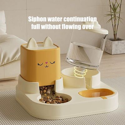 Ensemble distributeur d'eau et de nourriture pour chat et chien