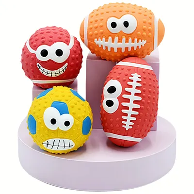 Jouets de dentition pour chien - Jouets à balles - 4 pièces Jouets de dentition pour chien - Jouets à balles - 4 pièces