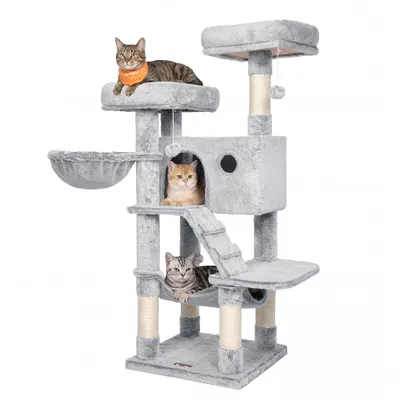 Feandrea Arbre à Chat 135 cm, Grand et Doux