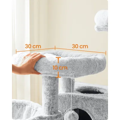 Feandrea Arbre à Chat 135 cm, Grand et Doux