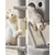 FEANDREA Arbre à Chat 206 cm, avec 13 Griffoirs, 2 Plate-forme, 2 Niches