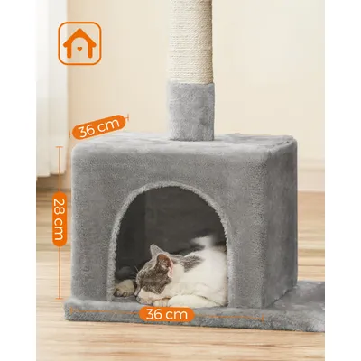 Feandrea Arbre à Chat, Tour de Jeux 84 cm, Maison pour Chats Jusqu’à 7 kg