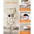 Feandrea Arbre à Chat, Tour de Jeux de 138 cm, Niche, Meuble pour Chat