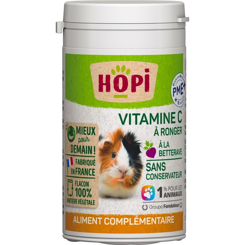 HOPI Aliment complémentaire Cochon d’inde-Vitamine C à ronger 100% naturel