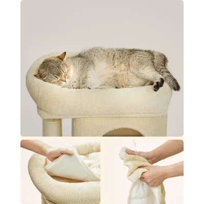 Feandrea Arbre à Chat, Tour de Jeux 67 cm