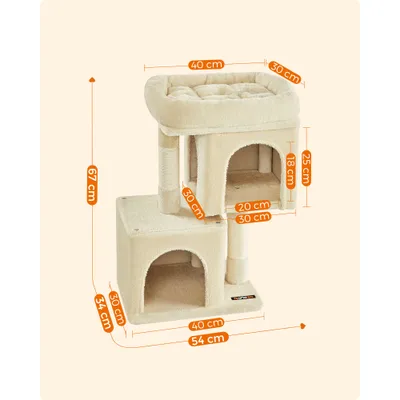 Feandrea Arbre à Chat, Tour de Jeux 67 cm