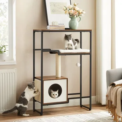 Feandrea Arbre à Chat, Maison, Niche, Gain de Place