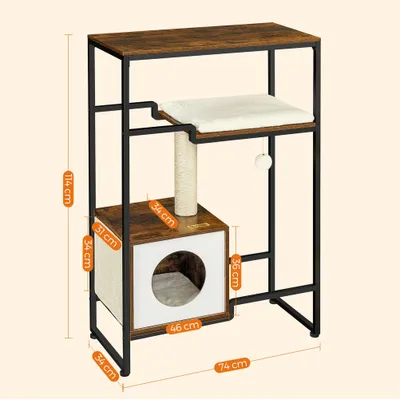 Feandrea Arbre à Chat, Maison, Niche, Gain de Place