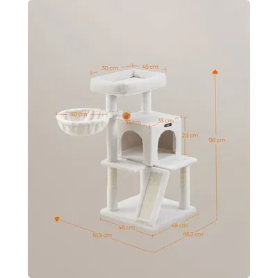 Feandrea Arbre à Chat, Tour de Jeux, Grand Plate-Forme