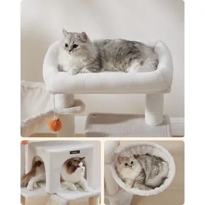 Feandrea Arbre à Chat, Tour de Jeux, Grand Plate-Forme