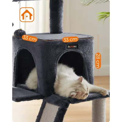 FEANDREA Arbre à Chat, Tour de Jeux, Grand Plate-Forme FEANDREA Arbre à Chat, Tour de Jeux, Grand Plate-Forme